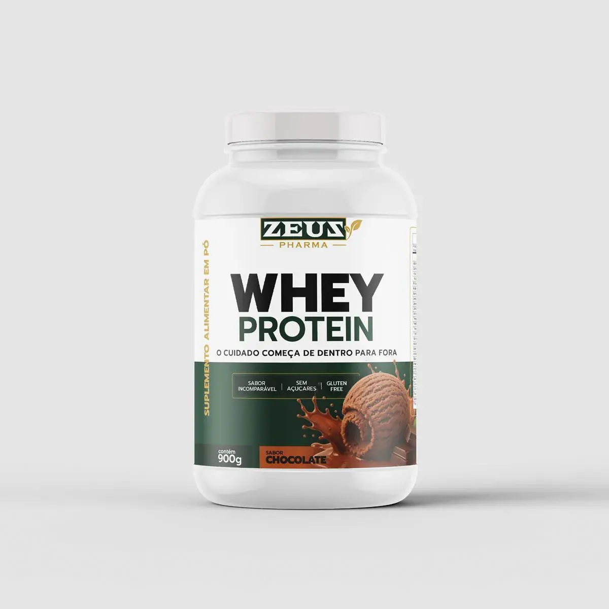Whey Protein Chocolate Zeuz Pharma 900g